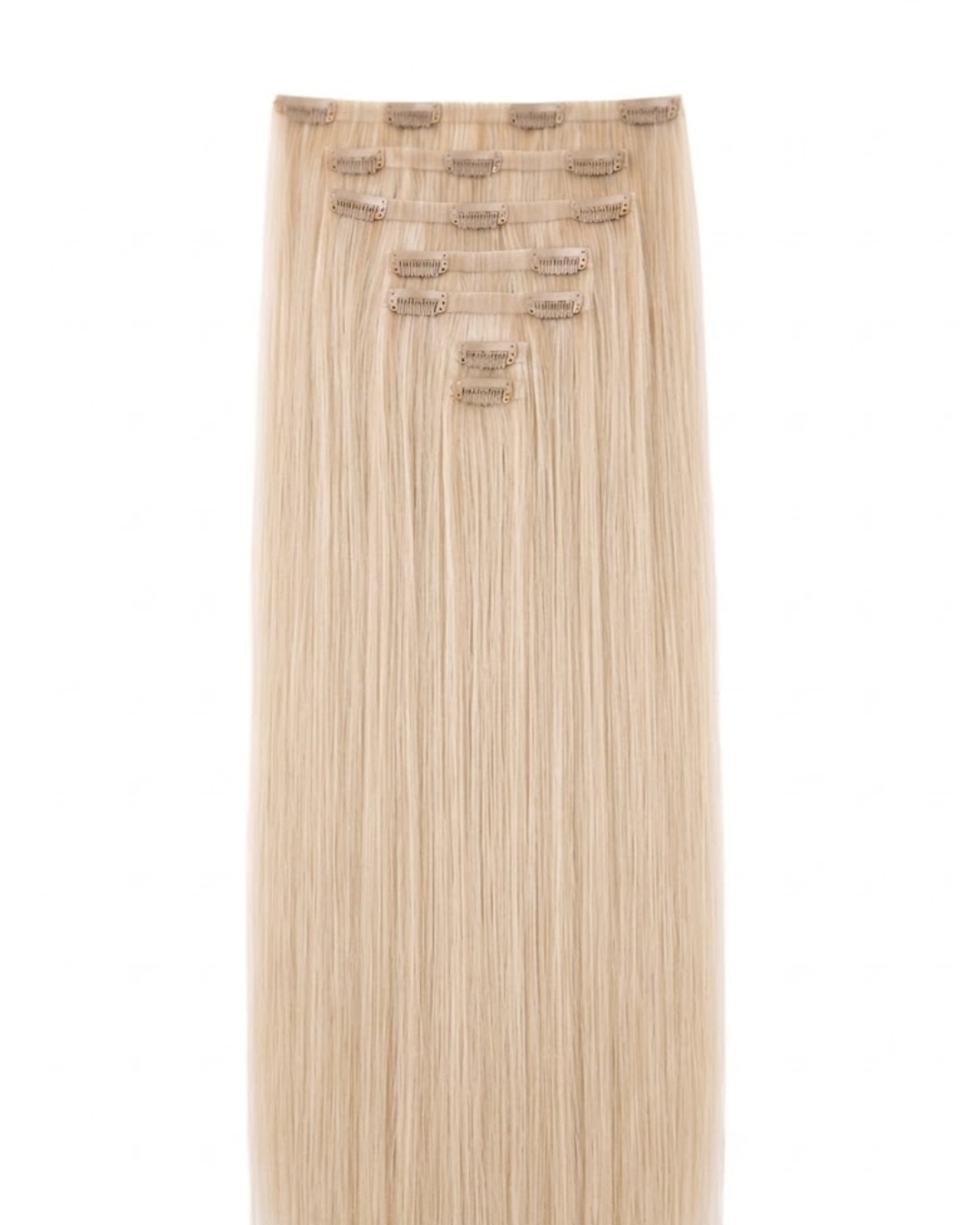 Longing & Co. Straight Seamless Weft Clip-Ins