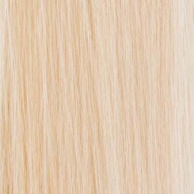 Her Golden Locket hair extensions, straight texture